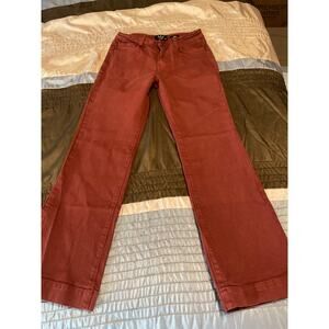 Letter to Juliet (L.T.J) Sicily Maroon red wide leg pants Jeans size 25